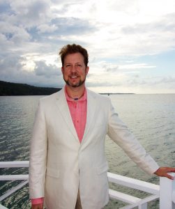 Dr Colin Knight cruising in Jamaica